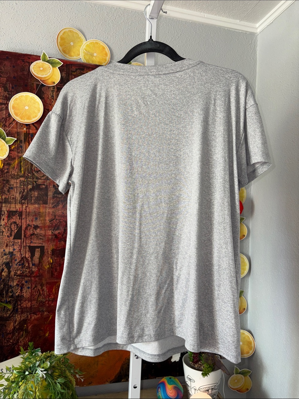 Gray 'On Sundays We Brunch' Graphic Tee Size M - Picture 3 of 3
